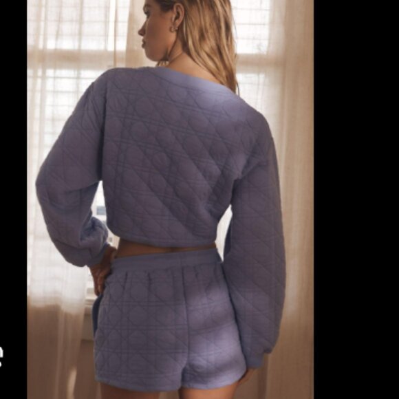 Brand New By Anthropologie Quilted Shorts - Picture 2 of 3